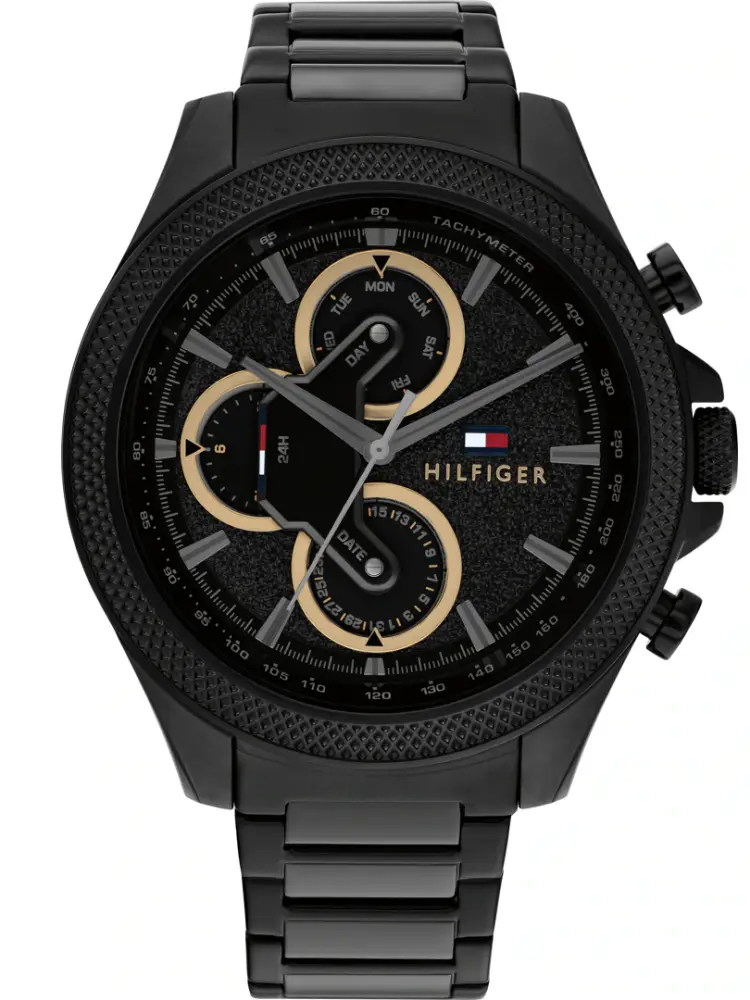 Tommy Hilfiger Clark Day Date Schwarz